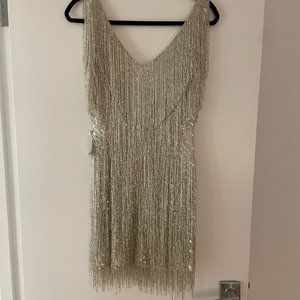 Nadine Merabi Sadie Silver Dress